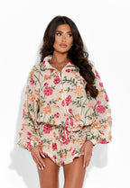 ROME FLORAL CROCHET JACKET