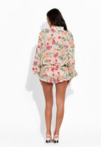 ROME FLORAL CROCHET JACKET