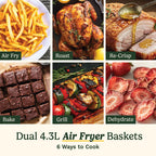 Tri-Zone Air Fryer & Oven